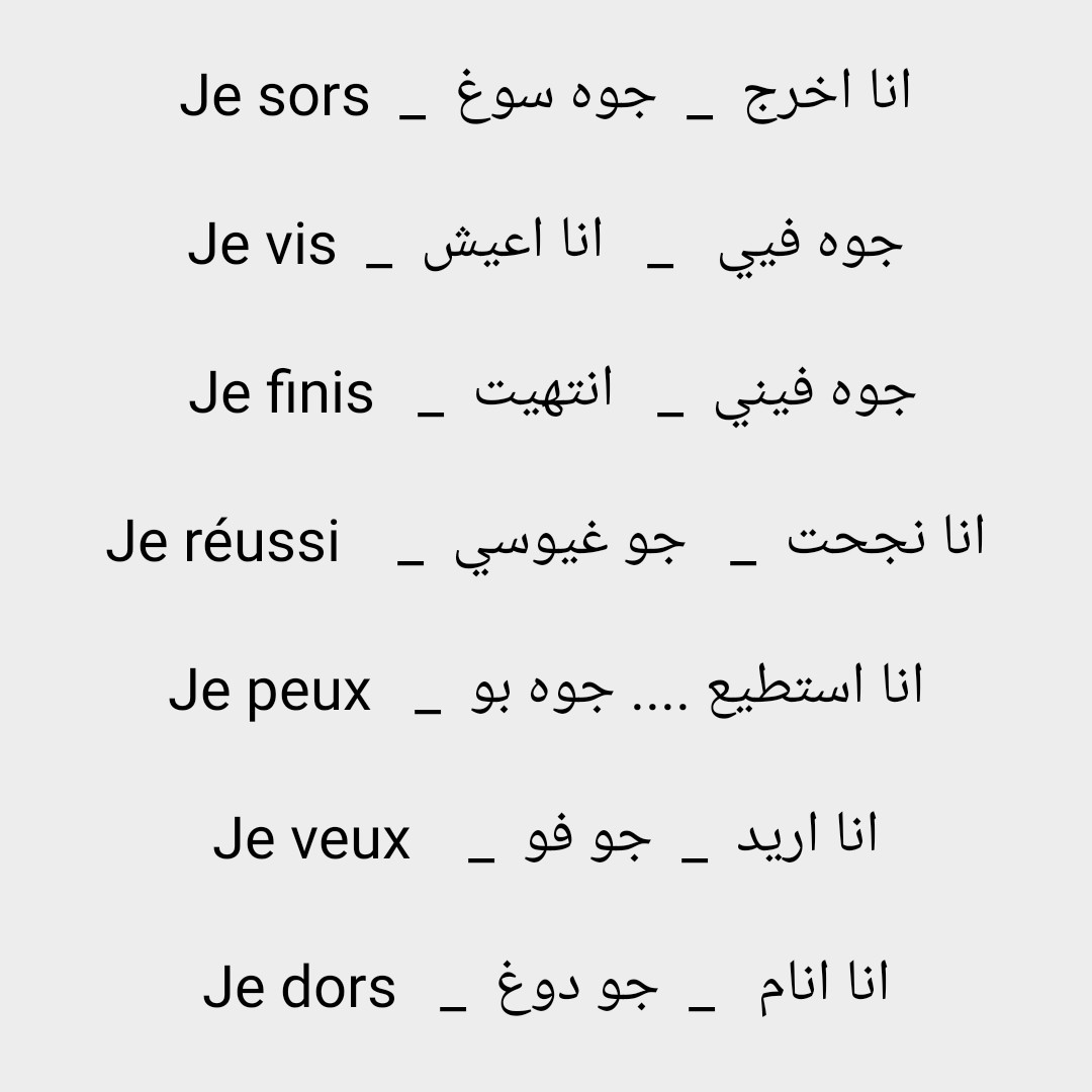 قاموس فرنسي عربي لتعلم اللغة الفرنسية للكبار والاطفال