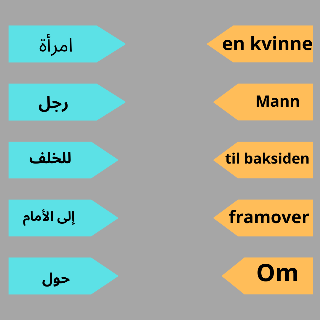 كتاب نرويجي عربي لتعلم اللغة النرويجية للكبار والاطفال