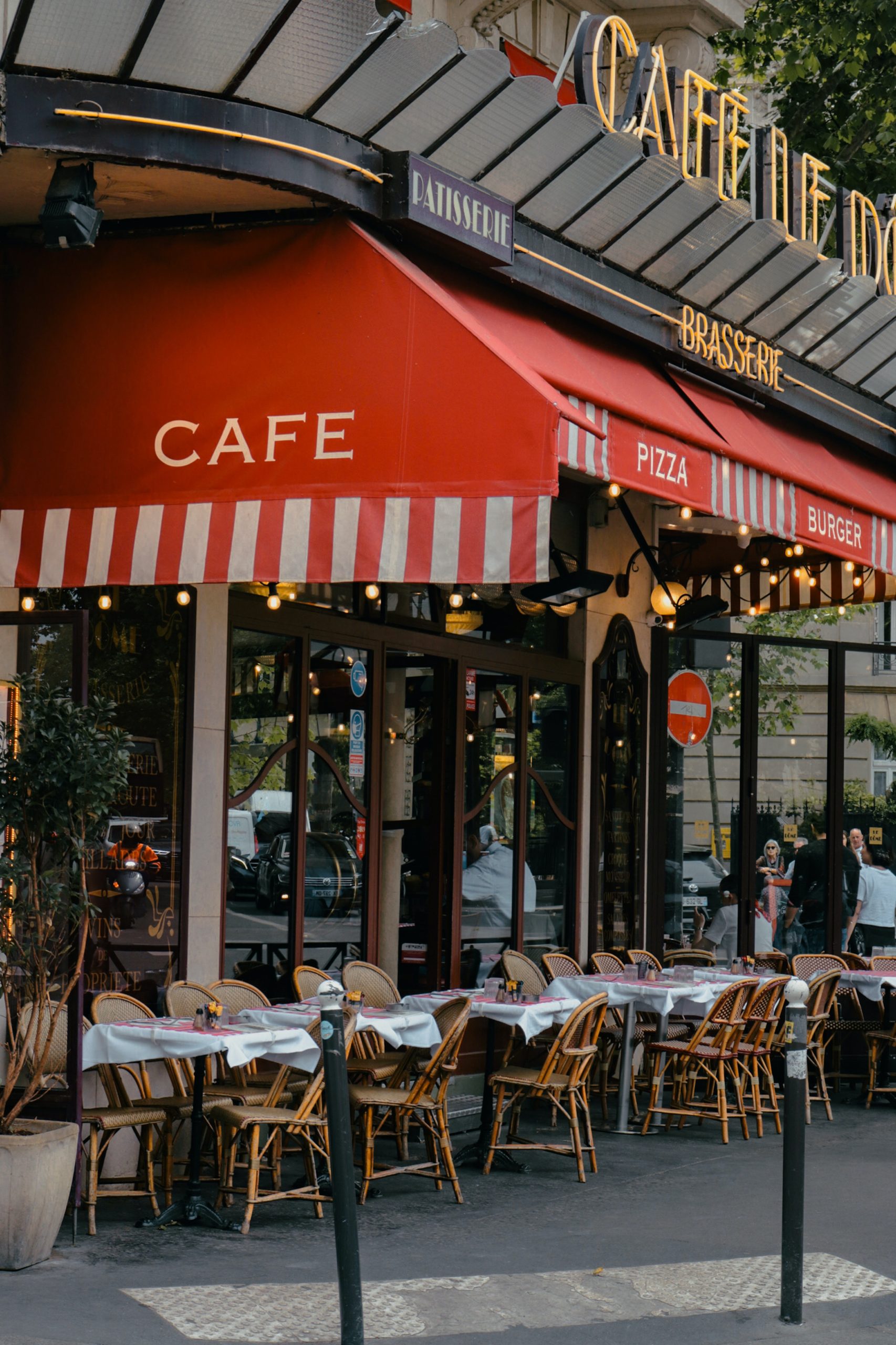 Croissant at a Café