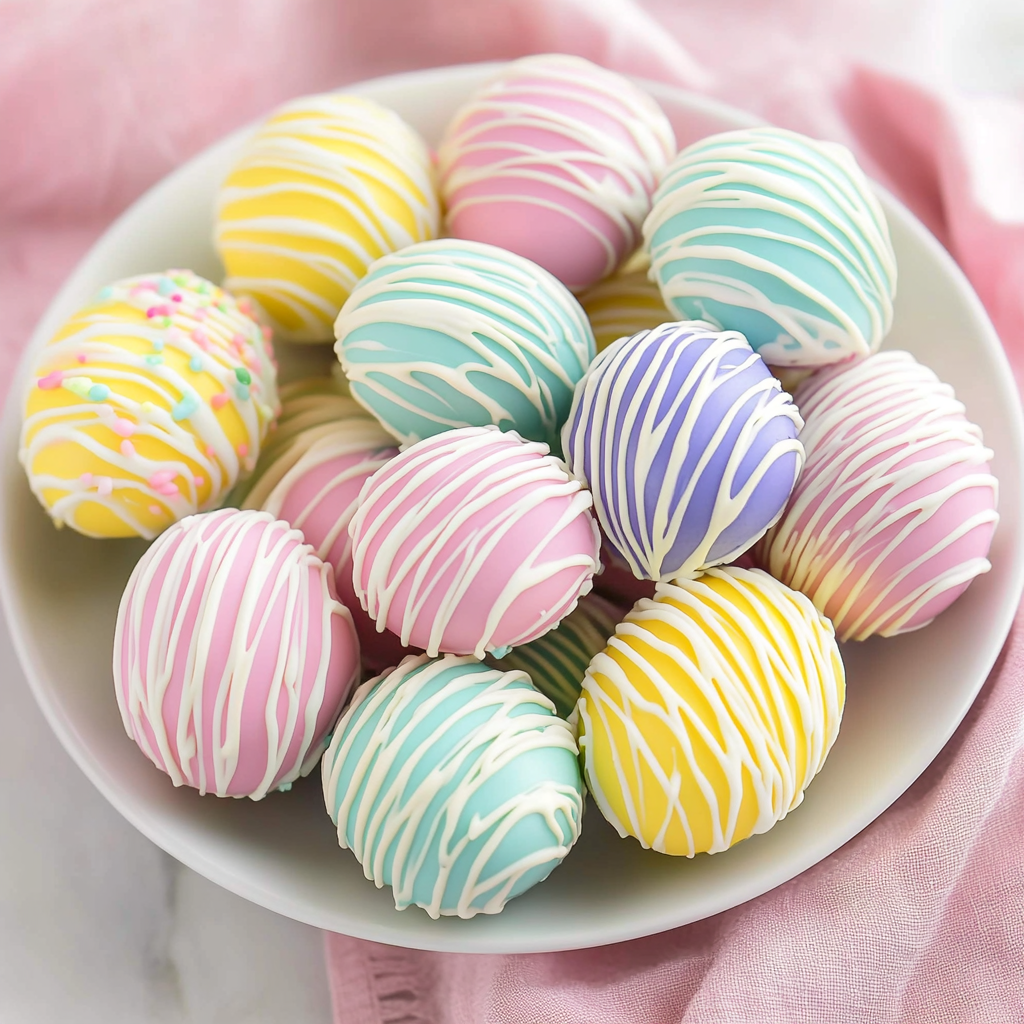 Easter Egg Oreo Cookie Balls