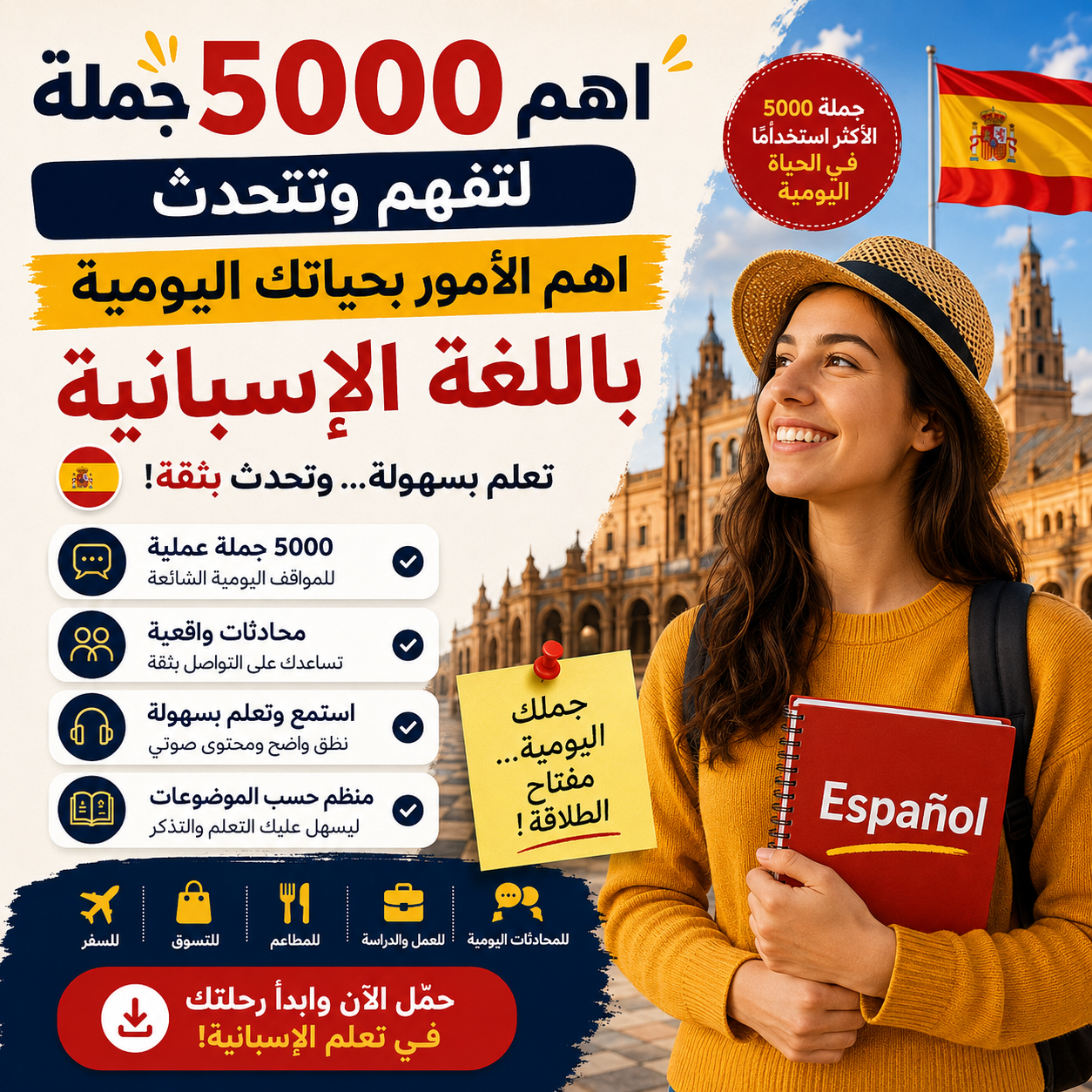 أهم 5000 جملة